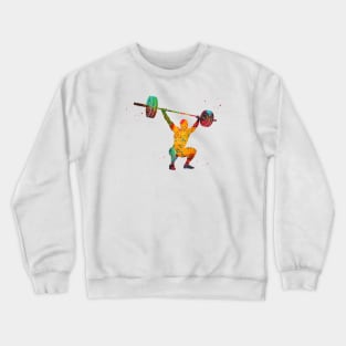 Male weightlifter Crewneck Sweatshirt